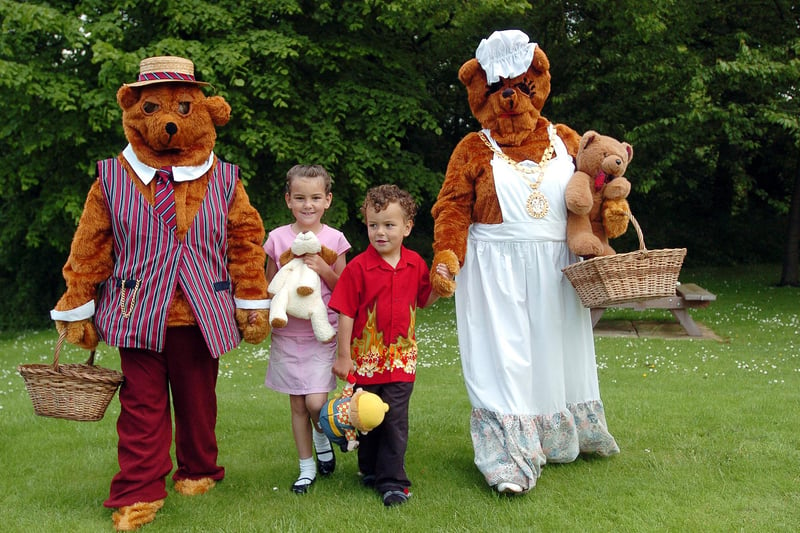 A Teddy Bears walk in Shotton Hall, Peterlee, 14 years ago. Were you there?