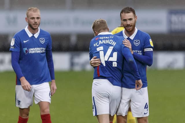 Jack Whatmough, Andy Cannon and Tom Naylor are all out of contract. Picture: Daniel Chesterton/phcimages.com