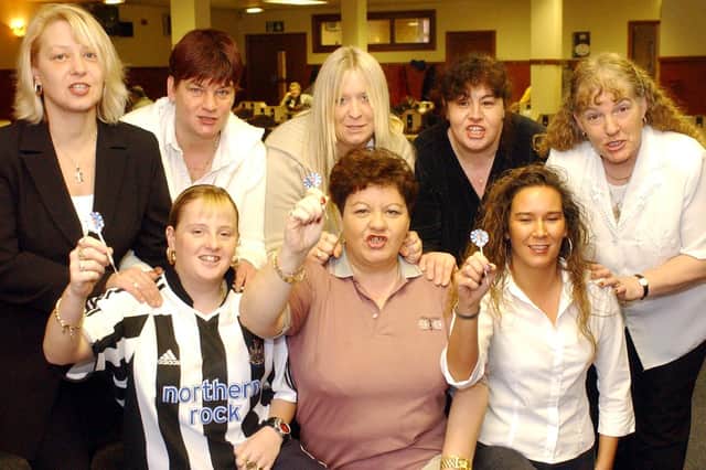 Workmates at Hearns Bingo in Jarrow get together for a darts night 16 years ago. Were you pictured getting ready to step up to the oche?