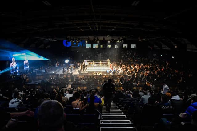GBM fight night at Sheffield's Community arena Pic Connor McMain via GBM Sports