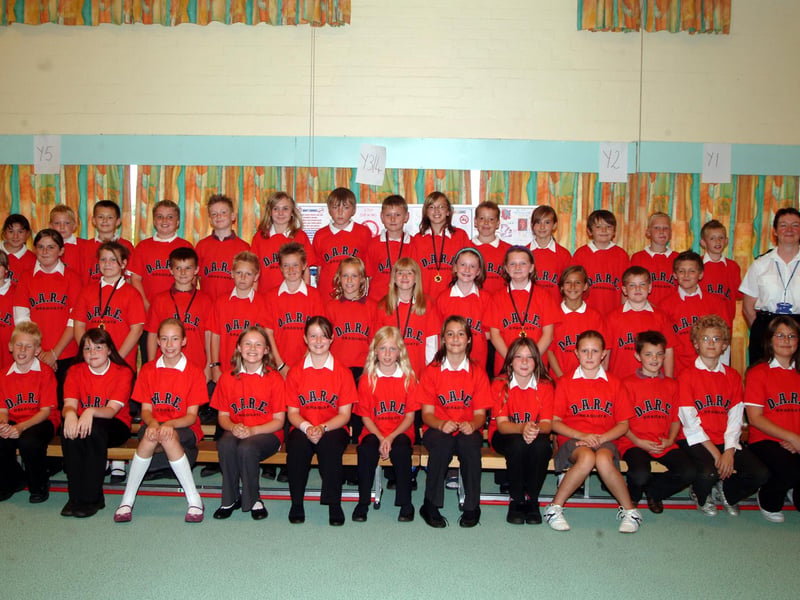 Abbey Primary School's DARE graduation.