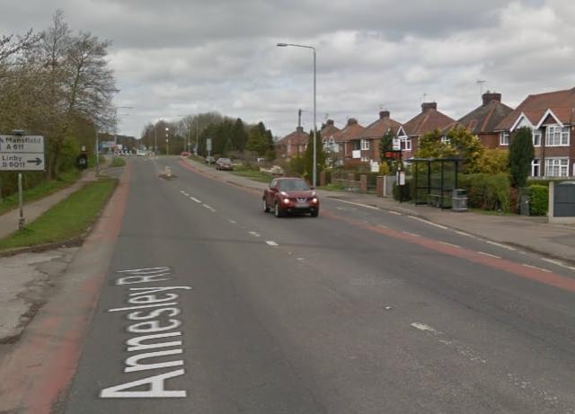 You can expect a speed camera to be stationed on Annesley Road.