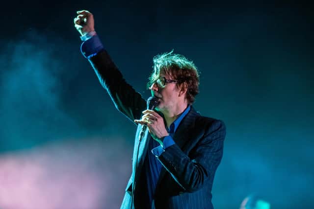 Jarvis Cocker of Pulp performing at Tramlines Festival, Hillsborough Park, Sheffield. Picture: Scott Antcliffe