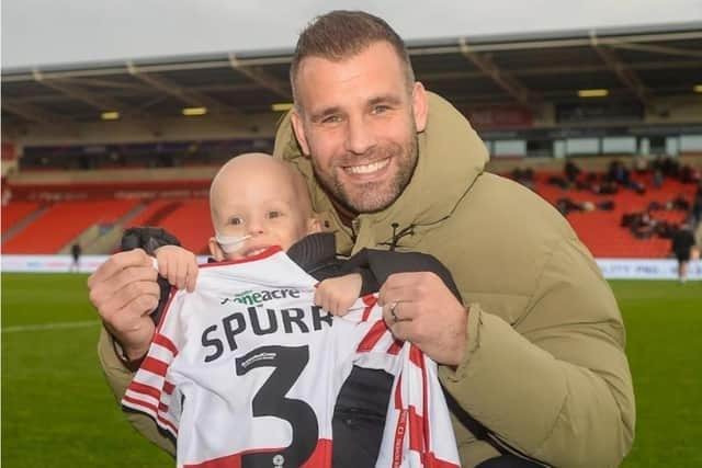 Tommy Spurr has revealed doctors have found "no evidence of disease" following his son's latest cancer scans. (Picture: Doncaster Rovers)