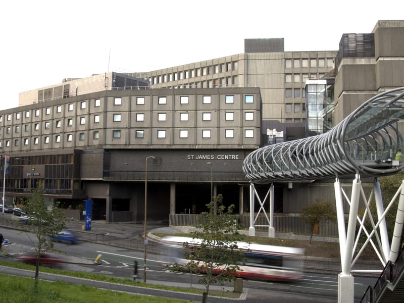 The St James Centre was connected to Greenside by a footbridge - all since demolished.