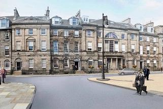 The £4 million regeneration of Charlotte Square will improve the streetscape and introduce a pedestrianised area.