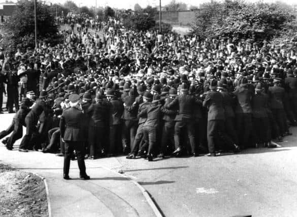The 1984 Battle of Orgreave is one of the best-known flashpoints of the miners' strike. 
