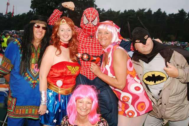 Fancy dress was the order of the day when these music lovers from Worksop attended the Sounds of the 60s, 70s and 80s concert at Clumber Park in 2007.