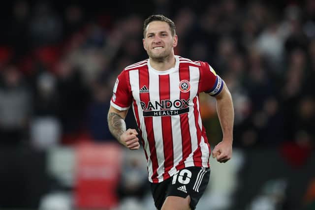 Billy Sharp, the Sheffield United captain, was on target against West Bromwich Albion: Isaac Parkin / Sportimage