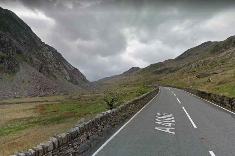 Wales has another spot that makes the top ten for best places to road trip - Llanberis Pass in the north west.