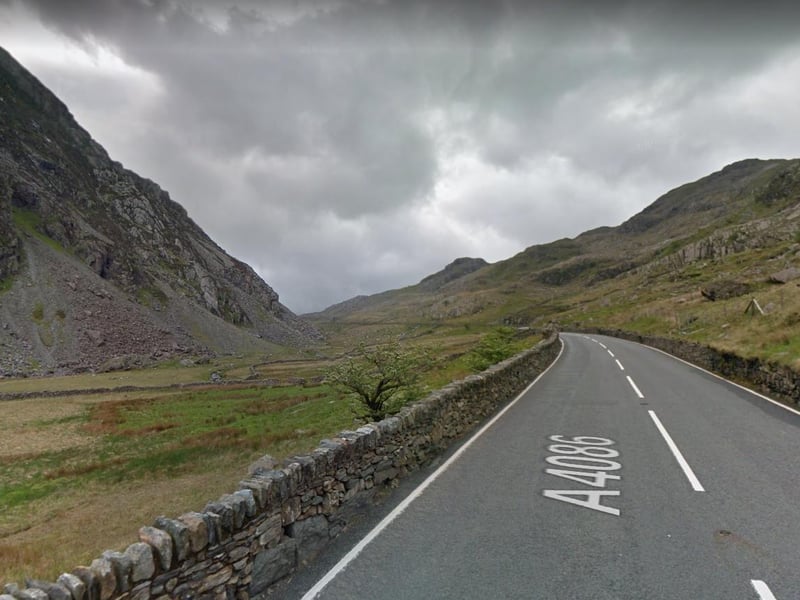 Wales has another spot that makes the top ten for best places to road trip - Llanberis Pass in the north west.