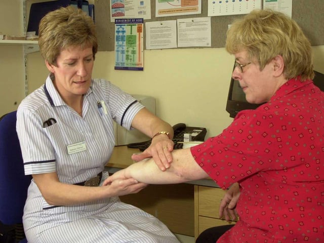Doncaster Health News. Nurse. - Barbara Olliphant in 2003