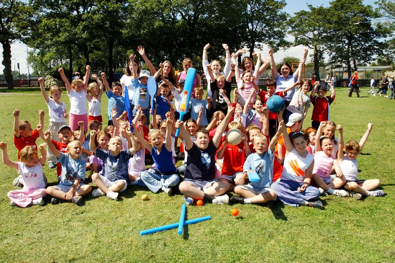 A playscheme at Rossmere Youth Centre 17 years ago. Is there someone you know pictured having fun in the sun?