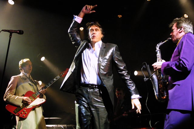 Roxy Music - pictured here playing at Madison Square Garden in New York City - appeared at Ranmoor Hall in November 1972 with their original line-up, including Brian Eno on synths.