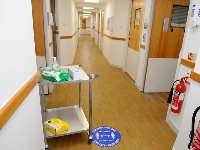 The Portsmouth NHS Covid-19 Vaccination Centre at Hamble House based at St James Hospital is set to open on Monday, February 1.
Picture: Sarah Standing (310121-1754)
