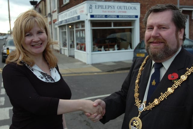 The Epilepsy Outlook shop in Oxford Road is officially opened in 2008.