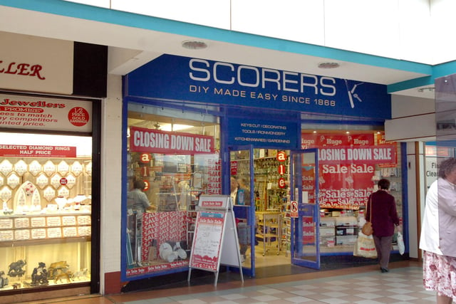 Back to 2008 for this view of Scorers and its closing down sale.