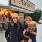 Bianca and Rhiannon Silcock-Randle, and their Gypsy’s Brew catering van, are leaving their pitch at Bole Hills Park in Crookes after struggling to make it pay. Rhiannon Randle and Bianca Silcock, with pet dog Gypsy, with their Gypsys Brew van, pictured earlier this year.