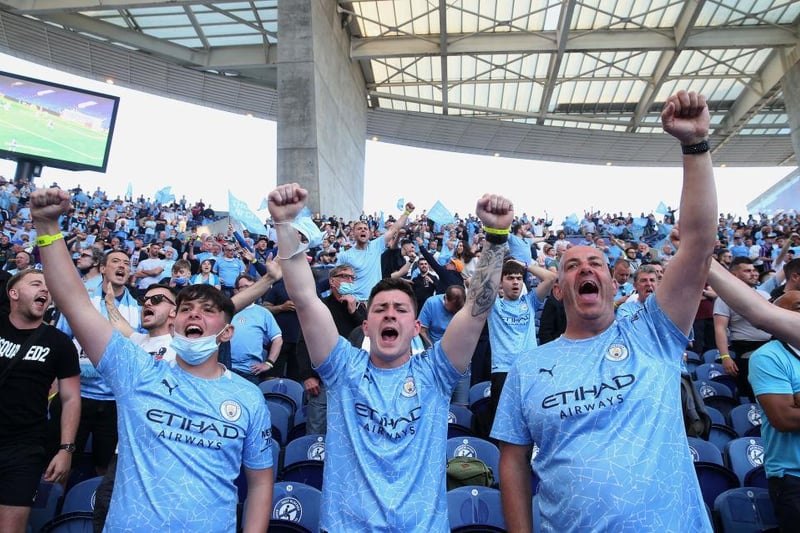 A season-ticket at the Etihad Stadium, to see Pep Guardiola's men aim for back-to-back Premier League titles costs just £325 - approximately five days work for those living in-and-around The Etihad.
(Photo by Jose Coelho - Pool/Getty Images)