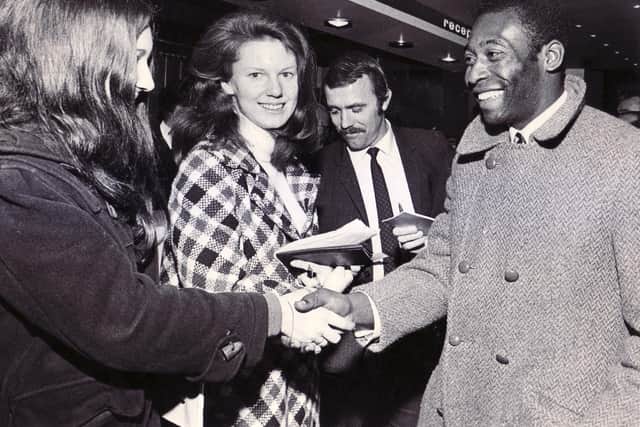 The legendary footballer Pele stayed at the Hallam Tower in February 1972