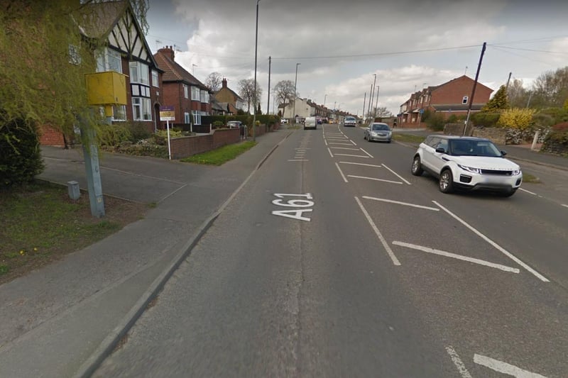 Fixed: A61 Derby Road, Chesterfield, 30mph - near Langer Lane