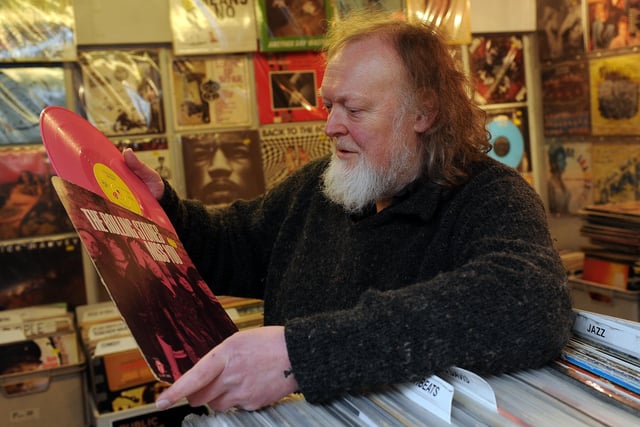 Barry Everard in 2018, when his much-loved Broomhill shop Record Collector celebrated its 40th anniversary