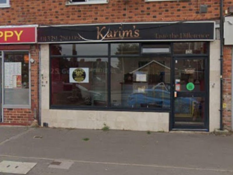 Karims, a takeaway at 147 Gosport Road, Fareham was given a score of one on October 2. Its cleanliness and condition of facilities and building was rated generally satisfactory.
The hygienic food handling was rated improvement necessary while its management of food safety was deemed major improvement necessary.