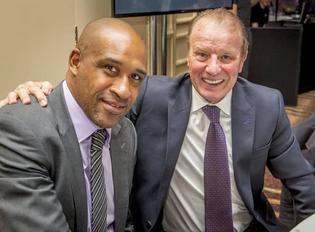 Brian Deane and Dave Bassett, reunited 25 years after Deane's remarkable goal against Liverpool - Marisa Cashill