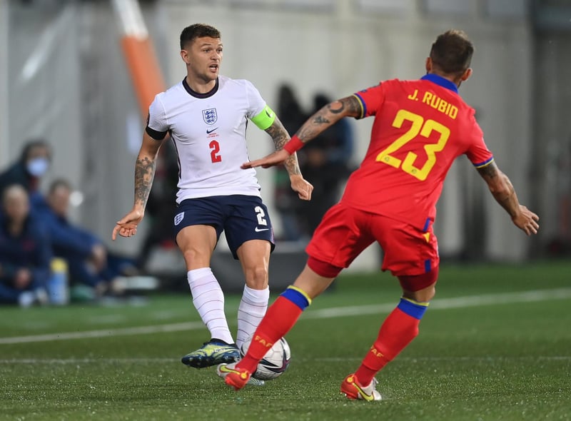 Kieran Trippier was captain of the side that beat Andorra and had very little to do defensively in a dominant performance from the Three Lions. The Atletico Madrid full-back was allowed to get forward plenty and enjoyed a steady evening on the right.