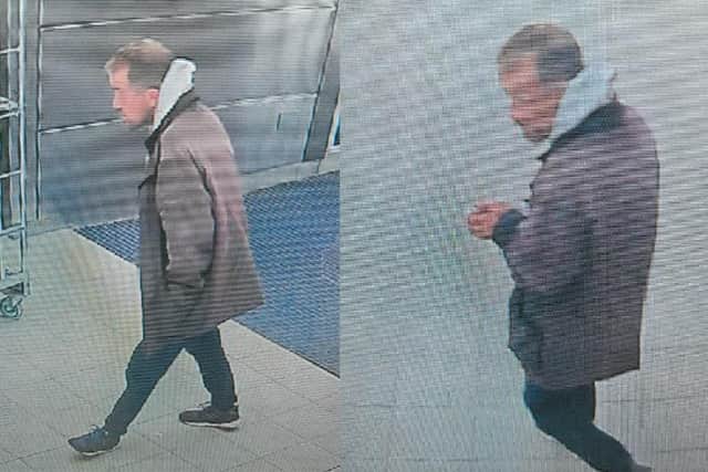 Officers investigating a racially aggravated public order offence at Sheffield station are today releasing CCTV images of a man in connection to the incident.