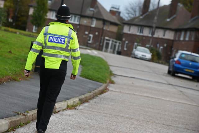 South Yorkshire Police’s North East neighbourhood policing team have taken an injunction out against a man after incidents in and around Palgrave Road, and Wordsworth Avenue, in Parson Cross. file picture shows police officers patrolling the Parson Cross Estate.