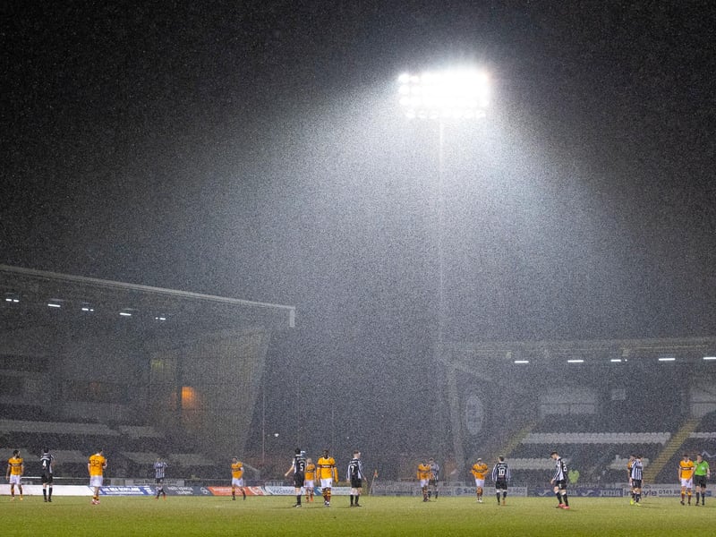 Buddies fans have only been able to watch the club's 4-0 home defeat to Celtic on Sky.