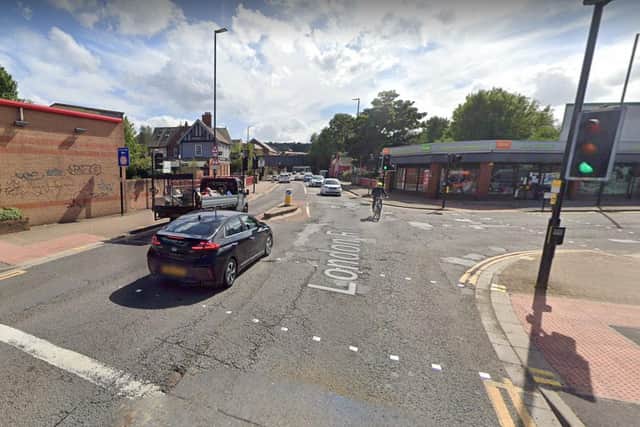 Emergency services were deployed to a crash scene in Heeley, Sheffield, yesterday morning