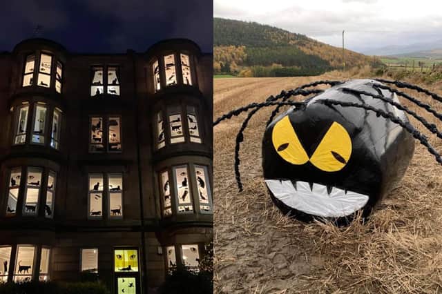 Residents across Scotland keep each other entertained this year with their Halloween decorations