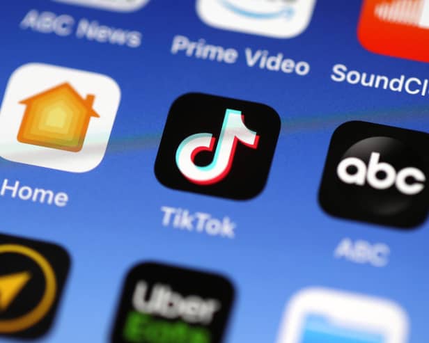 A study in the British Medical Journal suggests an increase in tic symptoms in young people could be linked to TikTok (Photo Illustration by Justin Sullivan/Getty Images)
