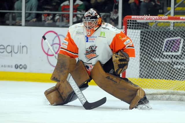 Barry Brust now openly admits he and his own team-mates felt that Rok Stojanovič deserved the number one spot at Sheffield Steelers. Picture: Dave Williams