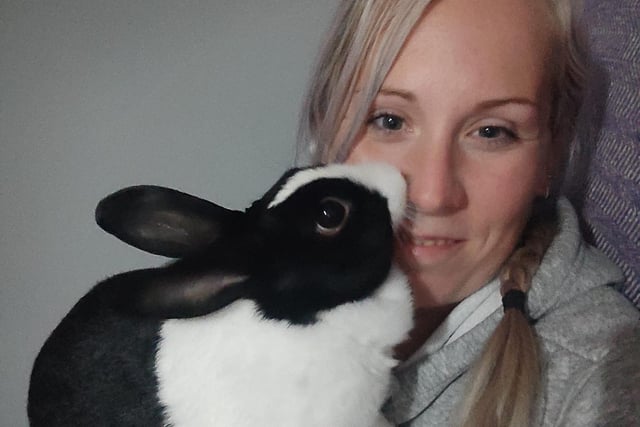 Bogusława Rączka said: "Luna the Dutch rabbit. She loves cuddles and carrots."