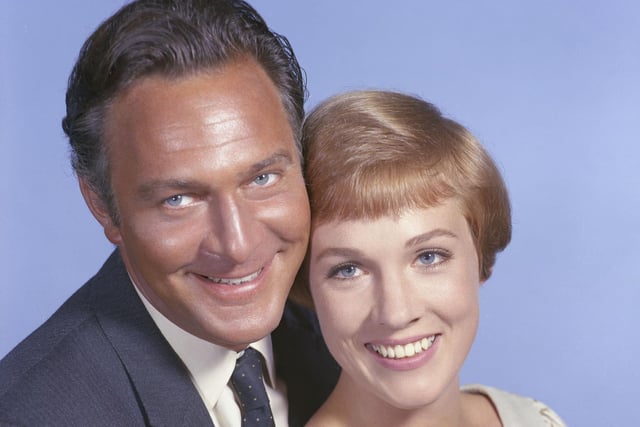 Christopher Plummer with Julie Andrews in The Sound Of Music, 1965.
