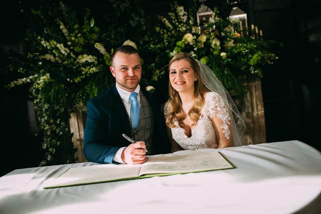 The wedding of Michelle and Owen on Married at First Sight (Picture: Indigo Wild Studio - Simon Johns)