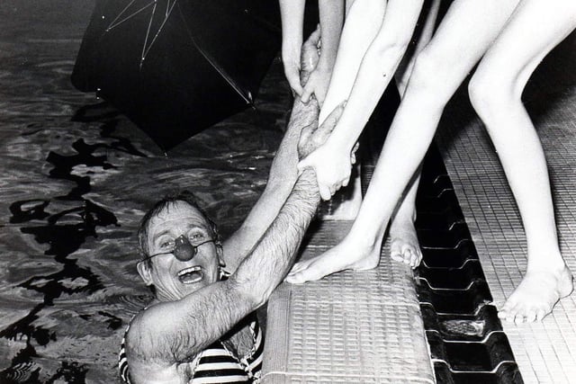 He would entertain swimmers regularly - do you remember seeing him in the pool?