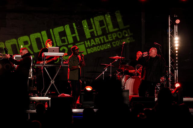 Black Grape Shaun Ryder headlined at the Hartlepool Borough Hall.