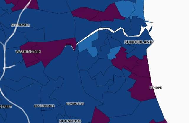 These are the areas of Sunderland with the highest Covid-19 case rates as new restrictions are introduced.