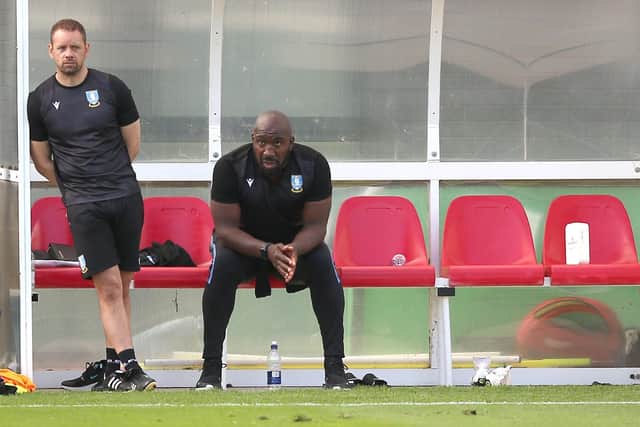 Sheffield Wednesday manager Darren Moore is being cautious with his players fitness right now. (Nigel French/PA Wire)