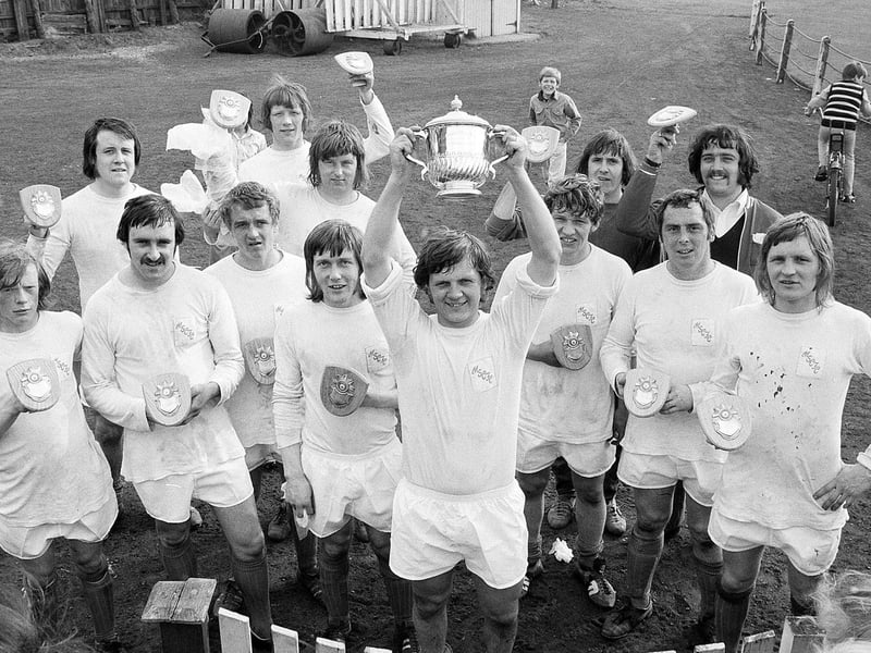 Mansfield Shoe Co. FC pictured enjoying success in 1973. Did you play for their team?