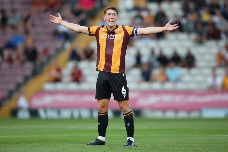 He is Bradford City’s skipper and is looking to help them gain promotion to League One. 
