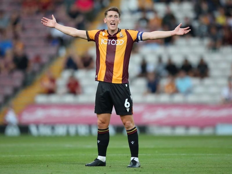 He is Bradford City’s skipper and is looking to help them gain promotion to League One.