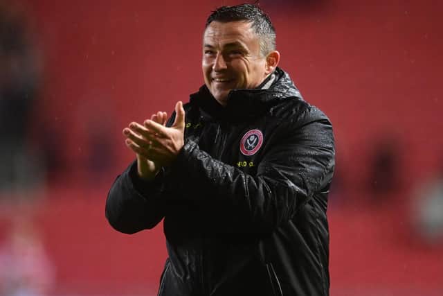 Sheffield United manager Paul Heckingbottom is gearing up fpr a huge match at Bramall Lane: Ashley Crowden / Sportimage