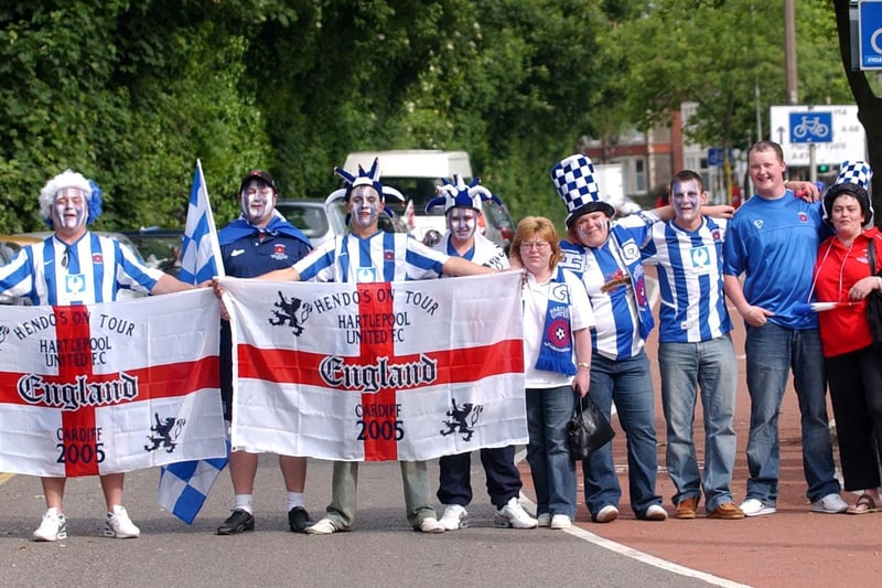 They've arrived in Cardiff and they are ready to sing their hearts out for Pools.