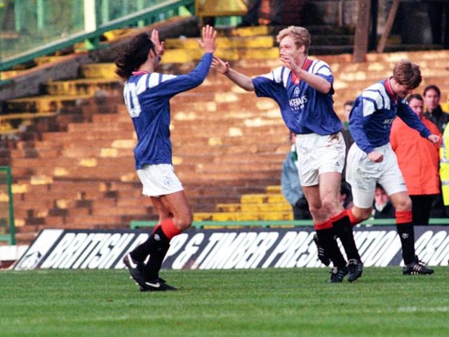 1993-94
Ukranian maverick 'Miko' hit a New Year double at Celtic Park after Mark Hateley opened the scoring. Countryman Oleg Kuznetsov scored a late piledriver to give Walter Smith's side a 4-2 win on January 1, 1994.