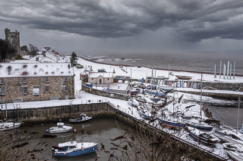 Stunning scene looking down on Dysart's historic harbour (Picture: Ronnie Walker)